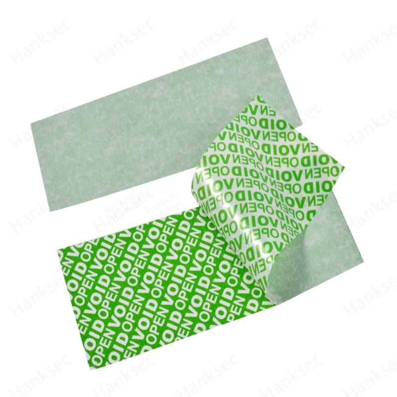 Paper Tamper Evident Label Material