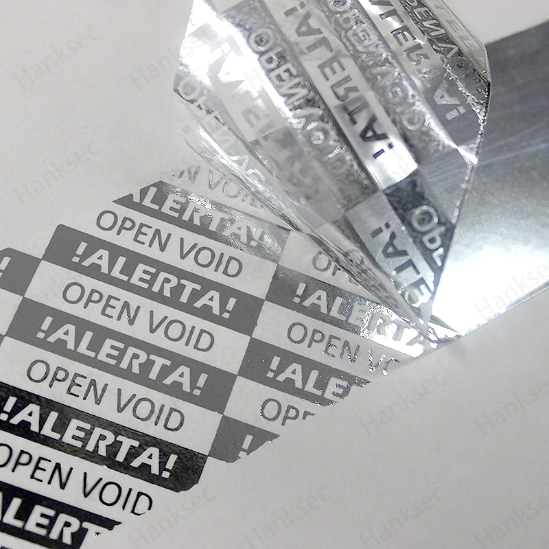 Glossy Silver Total Transfer Label