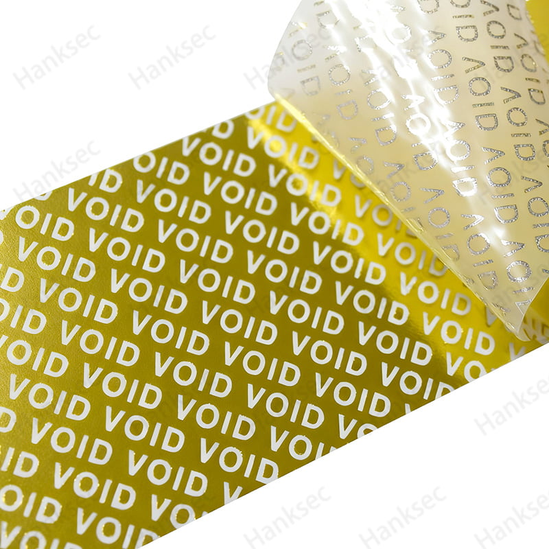Hanksec Gold Partial Transfer Void Materials