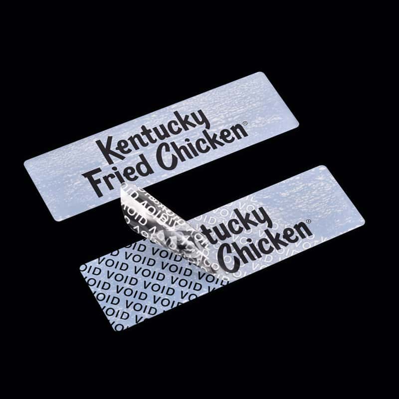 Originalitätsverschluss für Take-away-Verpackungen nach dem Öffnen