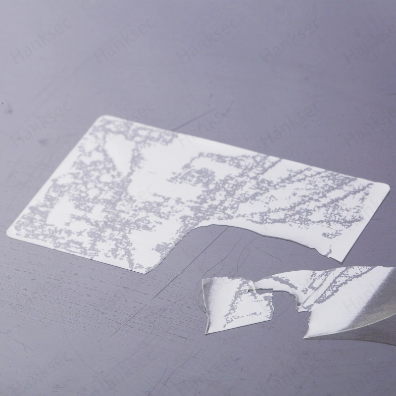 Destructible Labels Materials Transparent Type