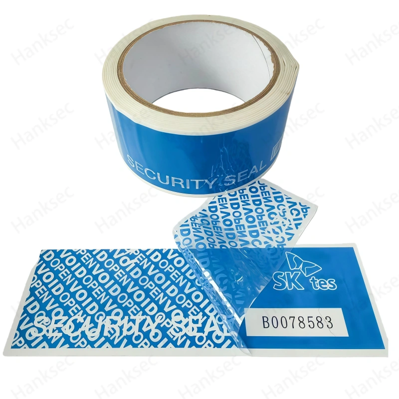 Serial Numbered Security VOIDOPEN Tapes