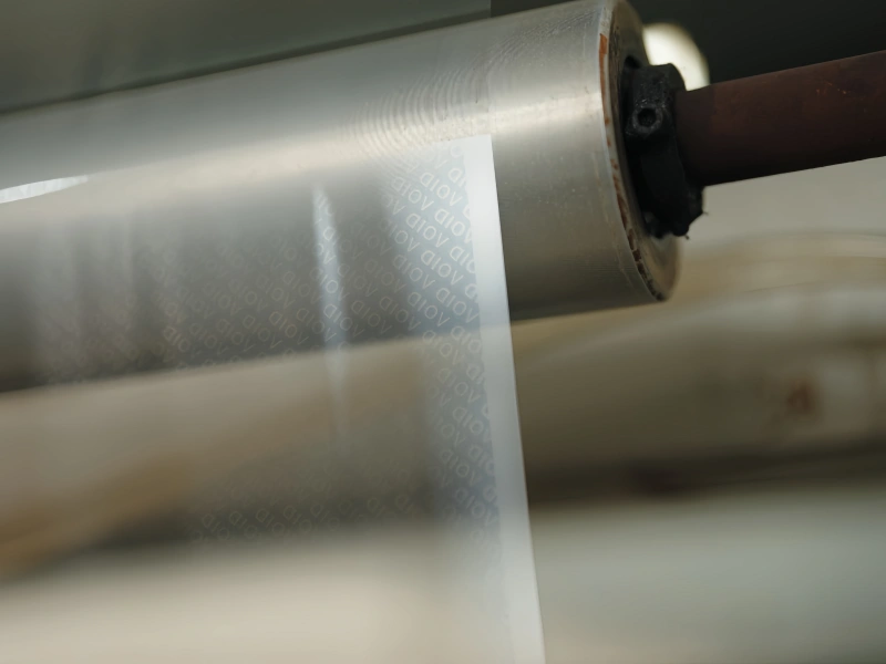 Hanksec Security Void Reveal Text Printing