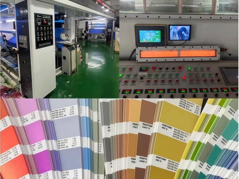 Hanksec Tamper Proof Materials Production Process Color Printing Metallizing