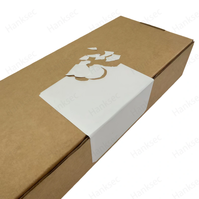 Eggshell Paper Sheet matte white destructible sticker material