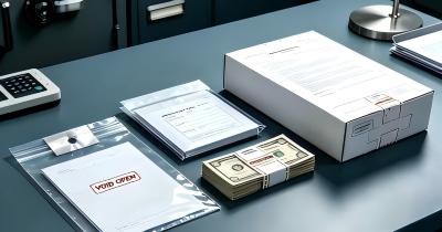 Tamper evident labels and seals for document and evidence protection