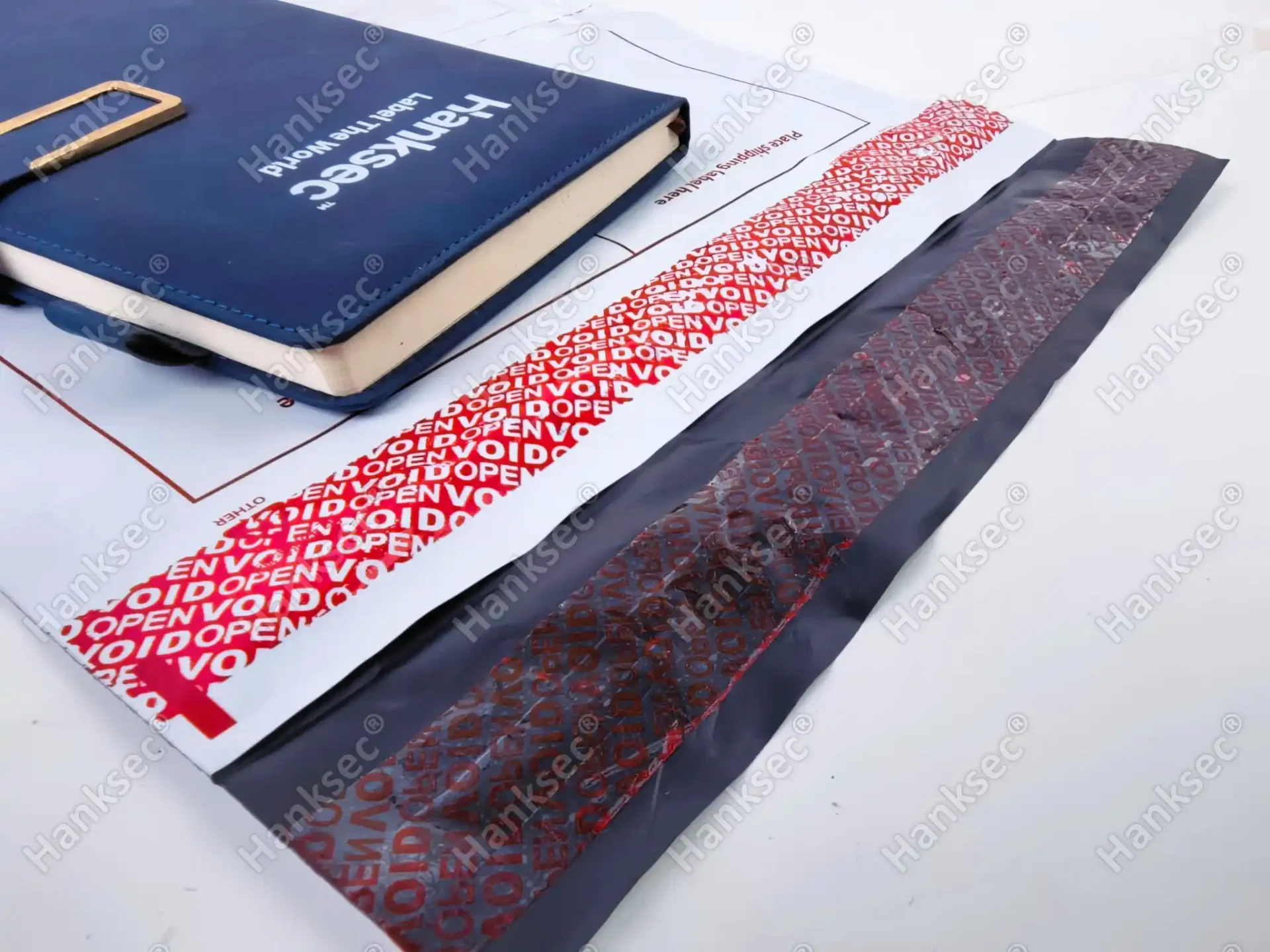 Double Sided Void Security Tape Material
